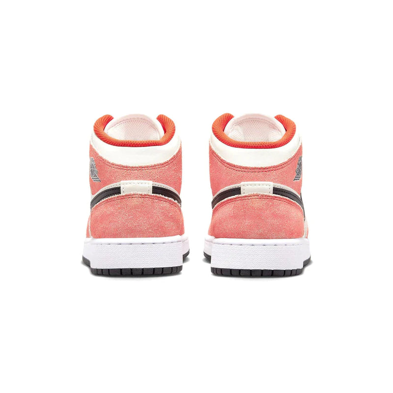 Nike Air Jordan 1 Mid Orange Suede